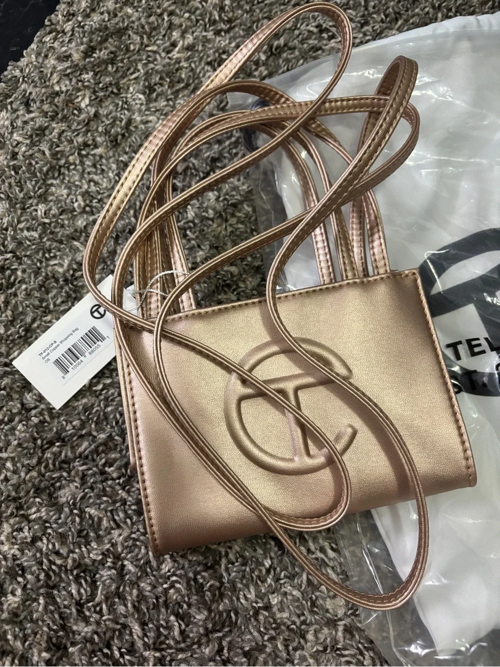 Telfar Small Shopping Bag - Copper
